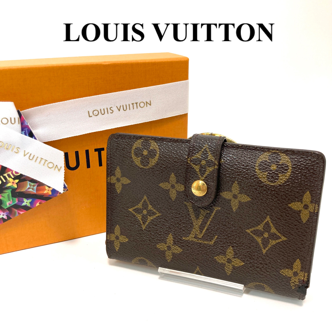 LOUIS VUITTON(ルイヴィトン)のルイヴィトン　ポルトモネビエ　ヴィエノワ　モノグラム　がま口　折財布　レディース レディースのファッション小物(財布)の商品写真