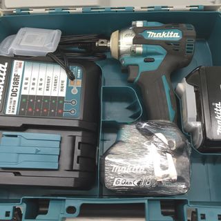 マキタ(Makita)の△△MAKITA マキタ 充電式インパクトレンチ　18V 6ahバッテリー×2　充電器セット TW300DRGX(その他)