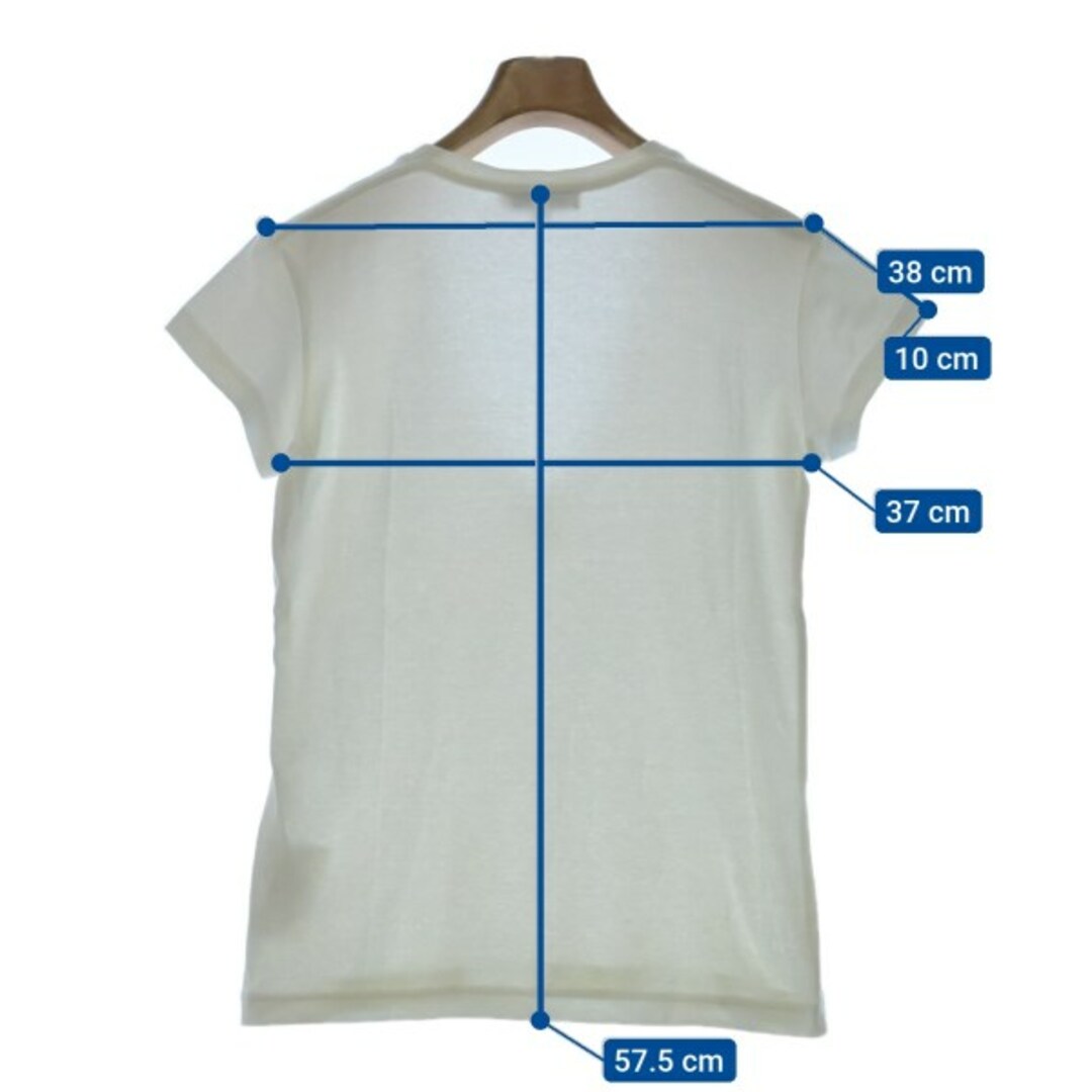 MADISONBLUE(マディソンブルー)のMADISON BLUE Tシャツ・カットソー 0(XS位) 白 【古着】【中古】 レディースのトップス(カットソー(半袖/袖なし))の商品写真