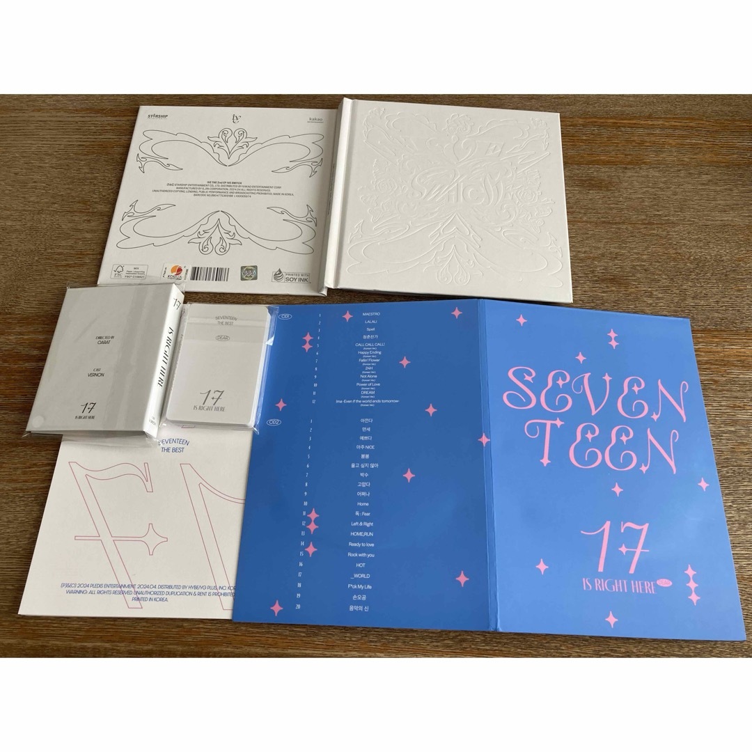 IVE SWITCH・SEVENTEEN 17 IS RIGHT HERE エンタメ/ホビーのCD(K-POP/アジア)の商品写真