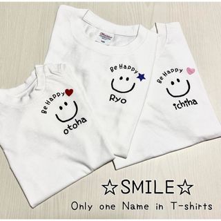 SMILE 名入れTシャツ(Tシャツ/カットソー)