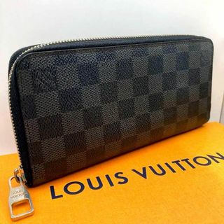 ルイヴィトン(LOUIS VUITTON)の美品 ルイヴィトン ダミエ グラフィット ジッピー ヴェルティカル(長財布)