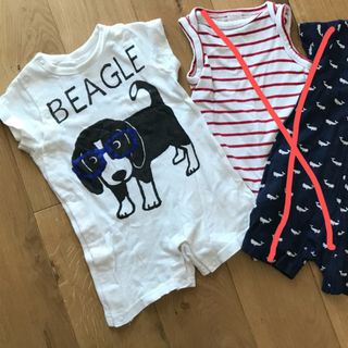 ベビーギャップ(babyGAP)のまとめ売り　ロンパース　ベビーギャップ　リオ横山　出産準備　ベビー　70 セット(ロンパース)