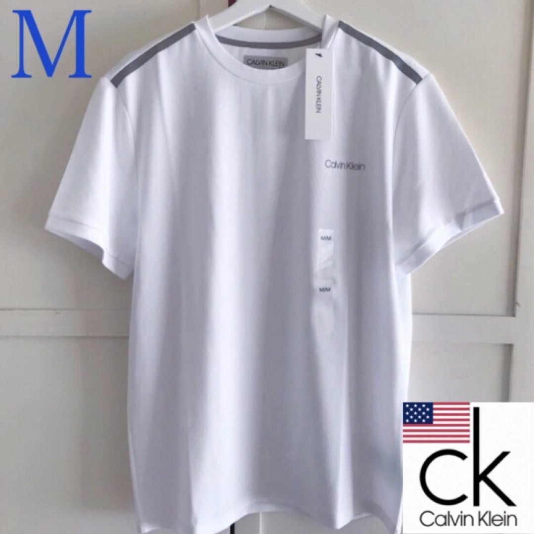 Calvin Klein(カルバンクライン)のレア新品 カルバンクライン USA move365 メンズTシャツ 白 M 下着 メンズのトップス(Tシャツ/カットソー(半袖/袖なし))の商品写真