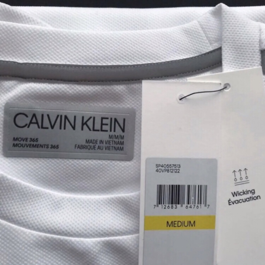 Calvin Klein(カルバンクライン)のレア新品 カルバンクライン USA move365 メンズTシャツ 白 M 下着 メンズのトップス(Tシャツ/カットソー(半袖/袖なし))の商品写真
