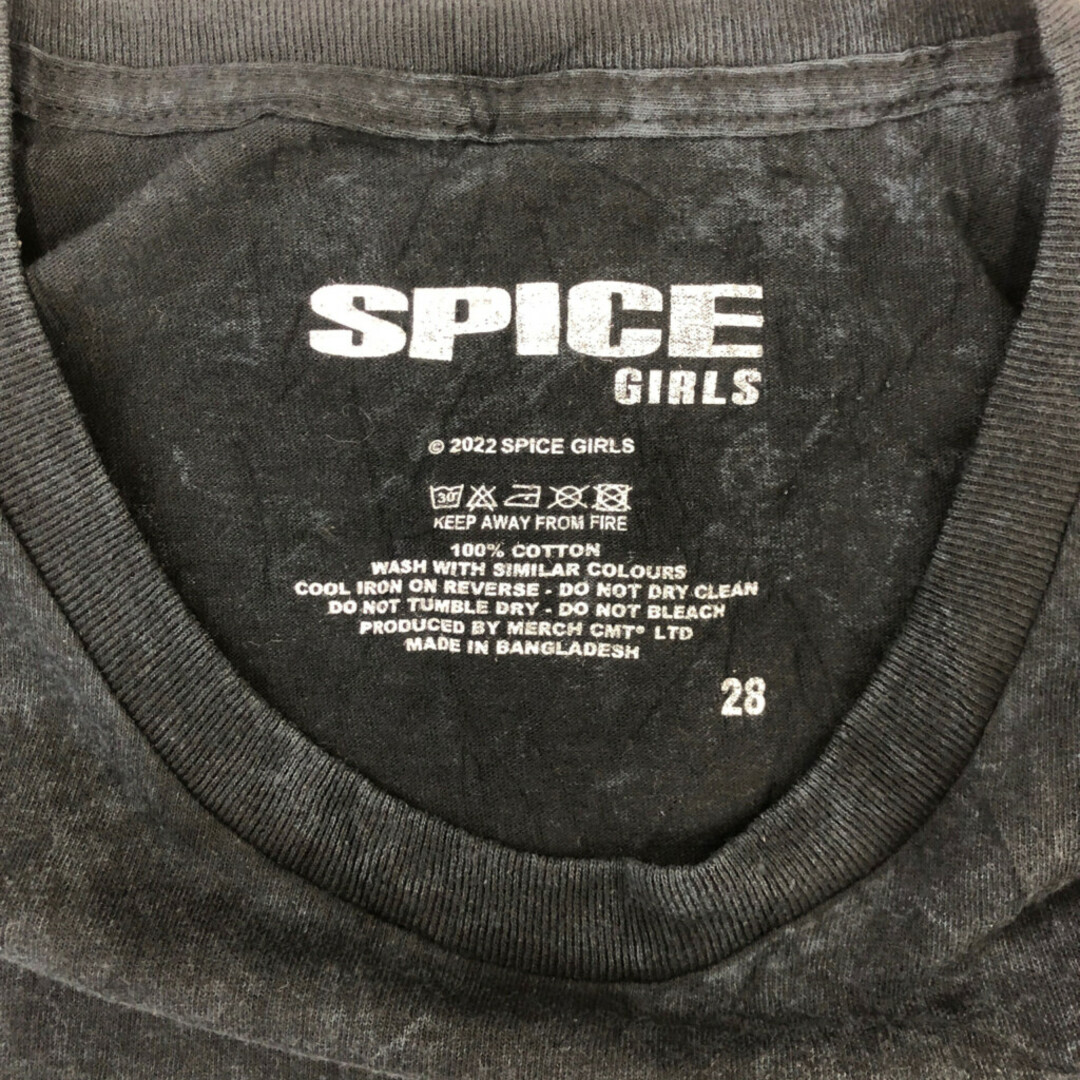 SPICE GIRLS スパイスガールズ 半袖Ｔシャツ ブラック (メンズ 28) 中古 古着 Q6494 メンズのトップス(Tシャツ/カットソー(半袖/袖なし))の商品写真