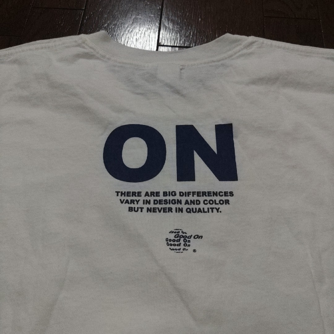 Good On(グッドオン)のGOOD ON ロンT　XL　白 メンズのトップス(Tシャツ/カットソー(七分/長袖))の商品写真
