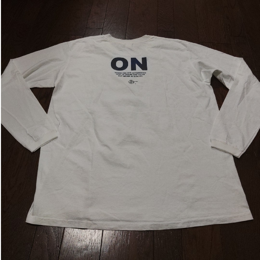 Good On(グッドオン)のGOOD ON ロンT　XL　白 メンズのトップス(Tシャツ/カットソー(七分/長袖))の商品写真