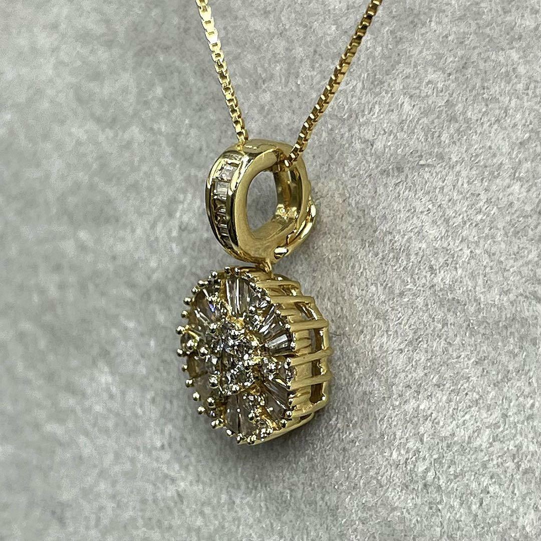 JE20★高級 ダイヤモンド0.4ct K18 ペンダントヘッド レディースのアクセサリー(ネックレス)の商品写真