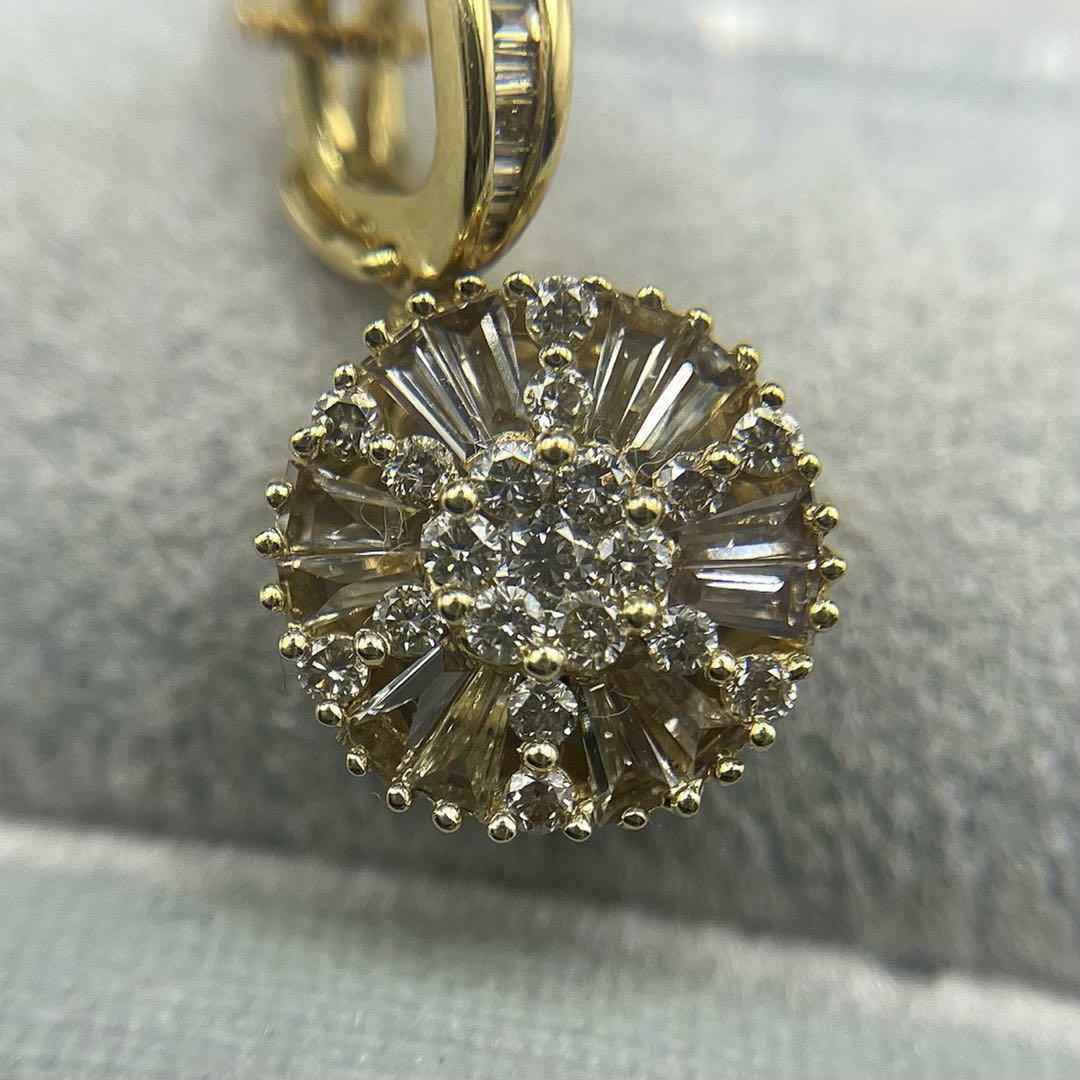 JE20★高級 ダイヤモンド0.4ct K18 ペンダントヘッド レディースのアクセサリー(ネックレス)の商品写真