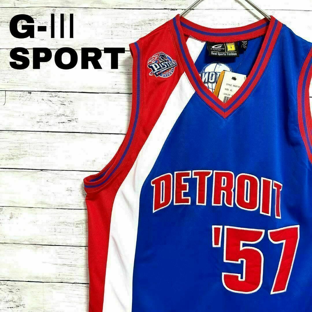 90p デッドストック NBA ピストンズ バスケ タンクトップ メンズ夏物古着 メンズのトップス(タンクトップ)の商品写真