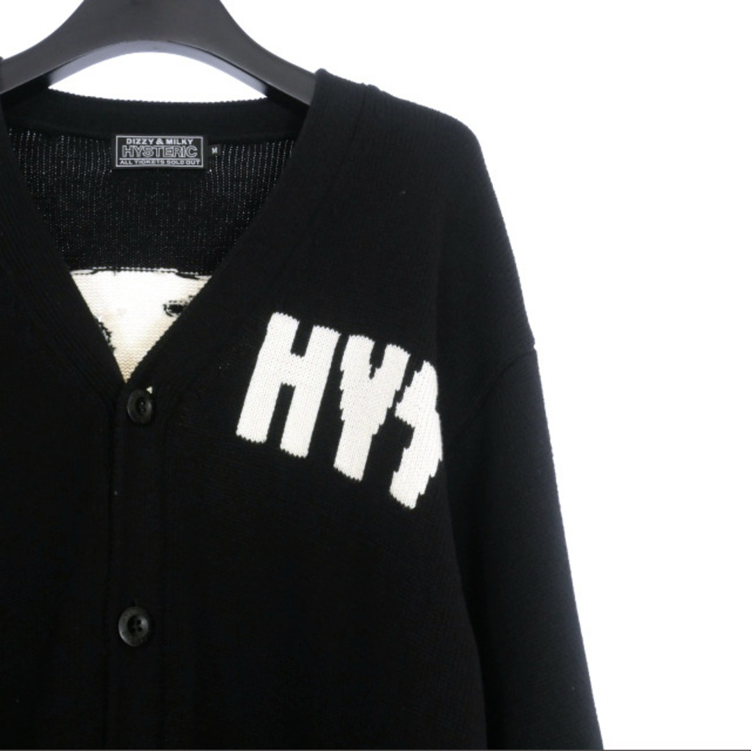 HYSTERIC GLAMOUR(ヒステリックグラマー)のヒステリックグラマー 23AW HYSTERIC STEEL編込 カーディガン メンズのトップス(カーディガン)の商品写真