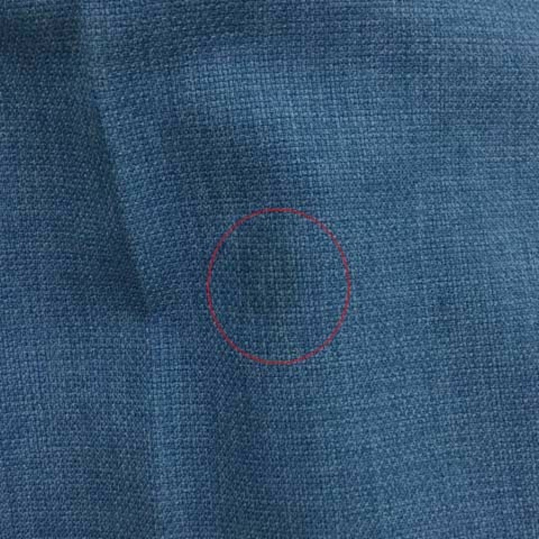 BARNYARDSTORM(バンヤードストーム)のバンヤードストーム セットアップ ブラウス 半袖 パンツ リボン 無地 1 青 レディースのトップス(シャツ/ブラウス(半袖/袖なし))の商品写真