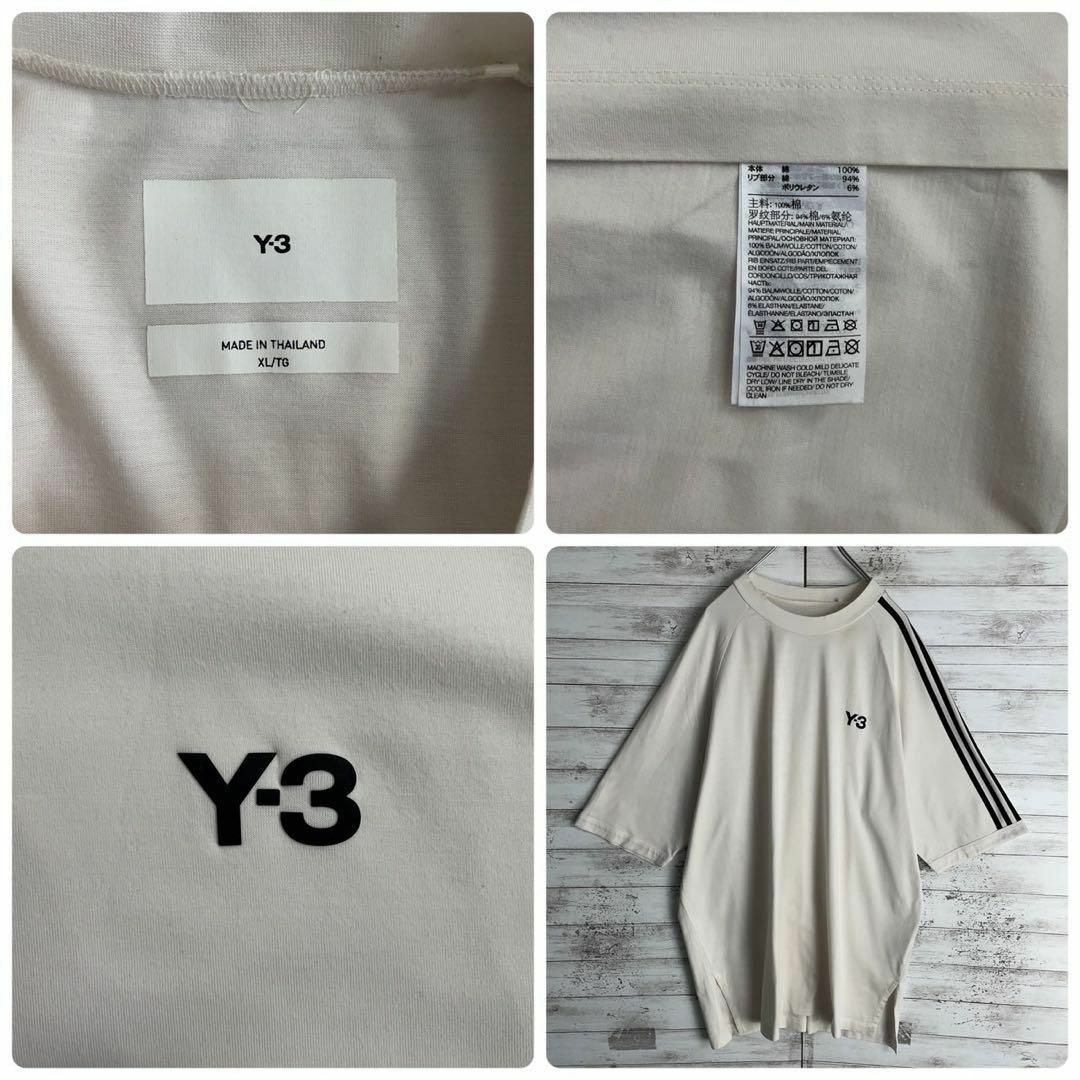 Y-3(ワイスリー)の9436【希少XLサイズ】Y-3☆ワンポイントロゴビッグサイズtシャツ入手困難 メンズのトップス(Tシャツ/カットソー(半袖/袖なし))の商品写真