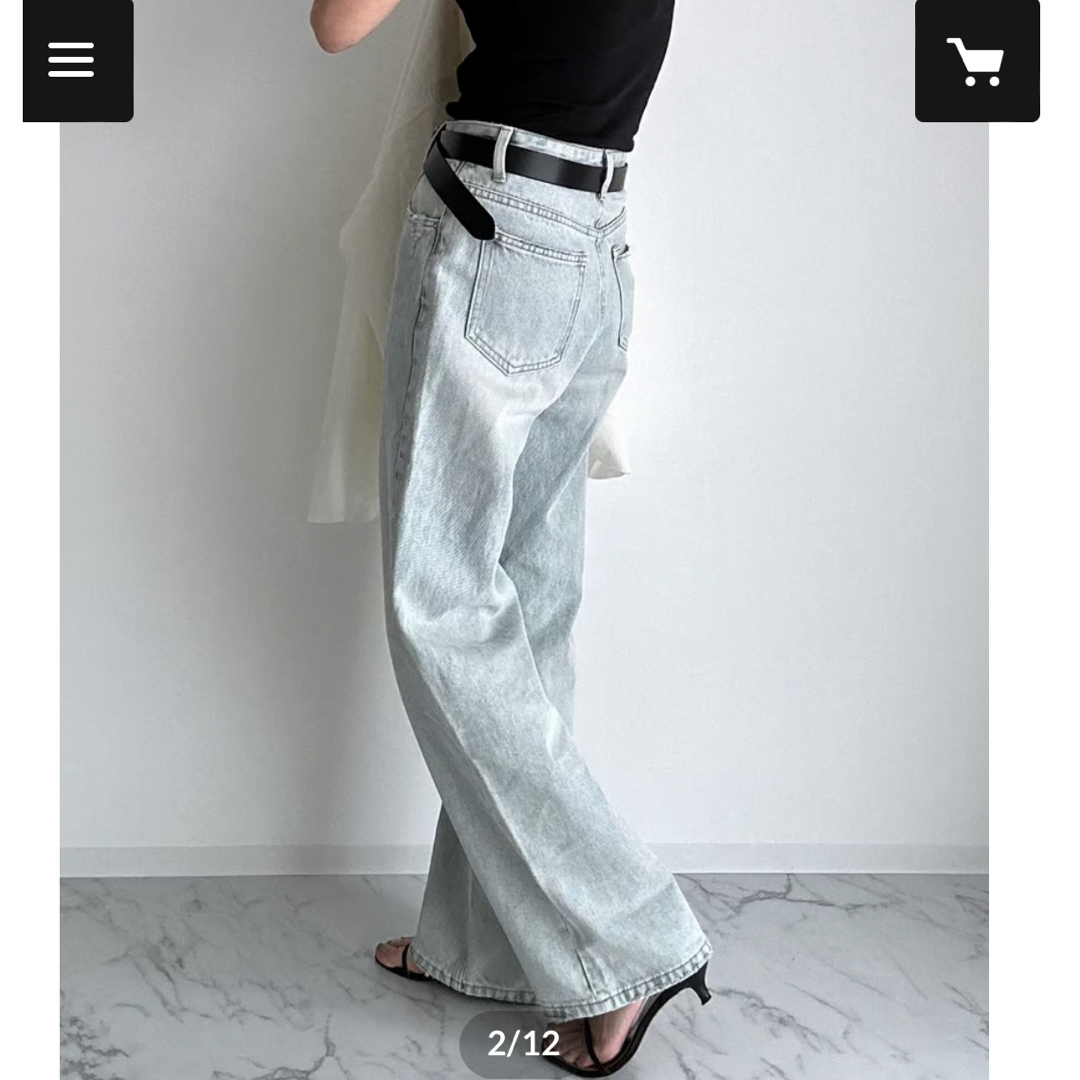 【最終価格】Pauline Bleu  straight denim レディースのパンツ(デニム/ジーンズ)の商品写真