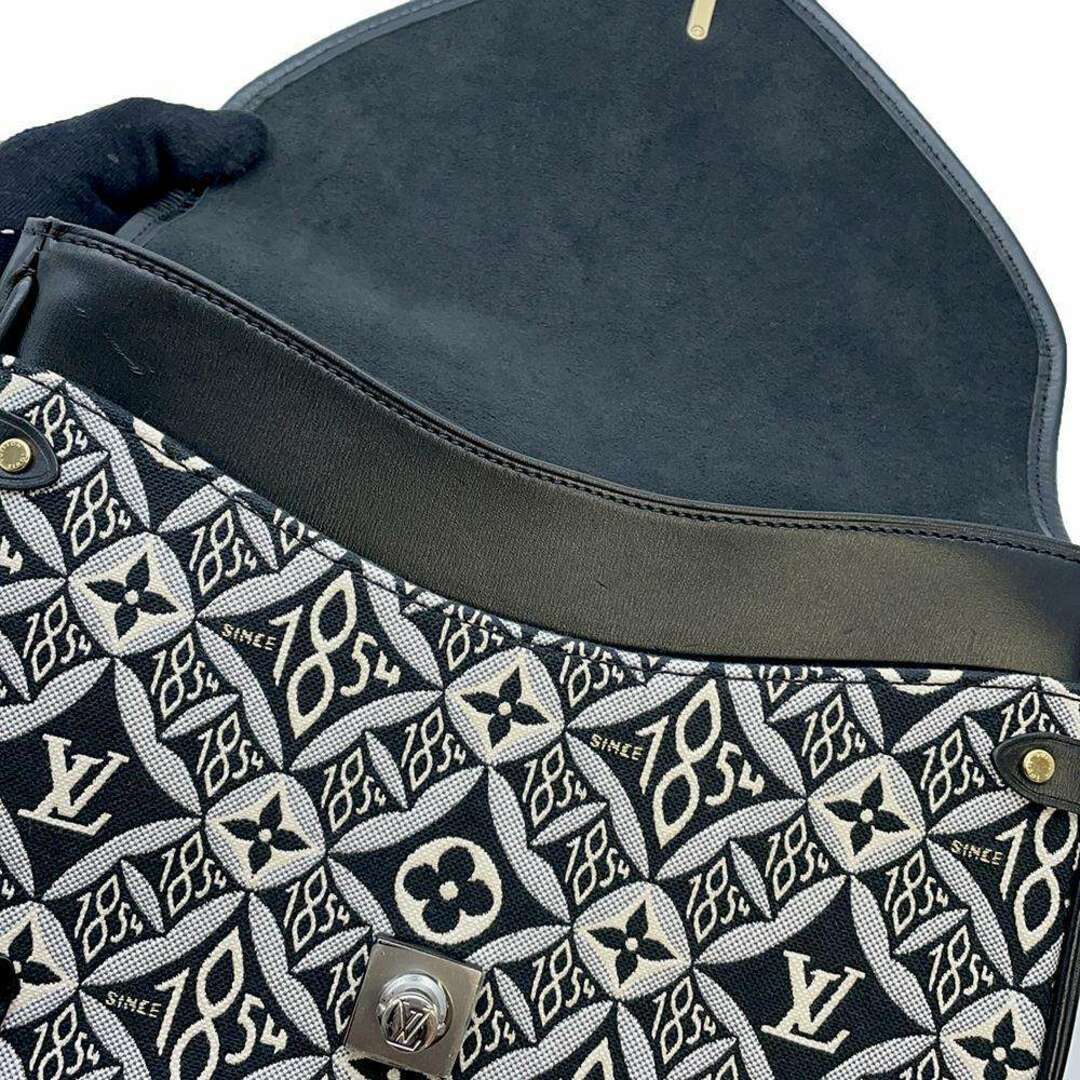 LOUIS VUITTON(ルイヴィトン)のルイヴィトン ショルダーバッグ モノグラム・ジャガード SINCE1854 ネオ・ソミュール MM M57488 黒 レディースのバッグ(ショルダーバッグ)の商品写真