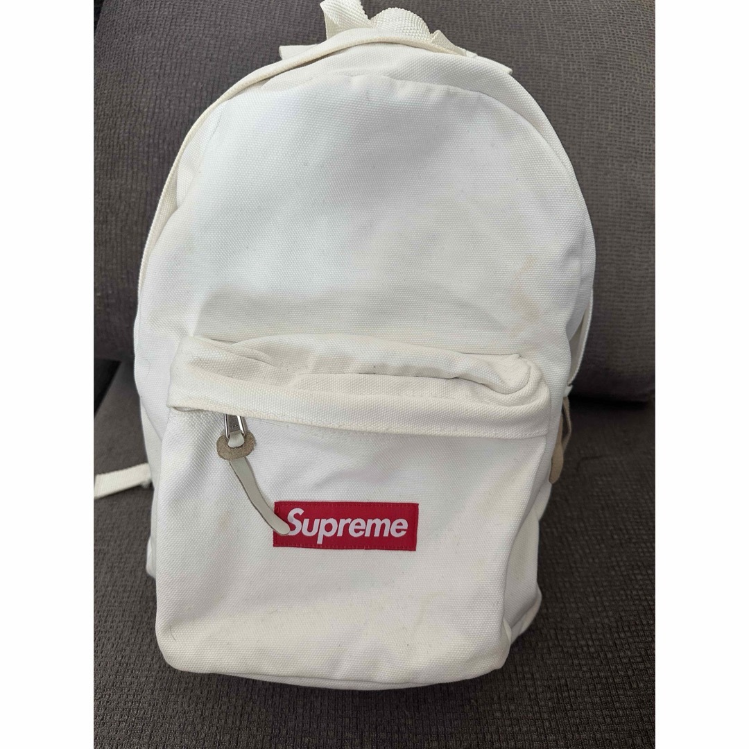 Supreme(シュプリーム)のsupreme canvas backpack white メンズのバッグ(バッグパック/リュック)の商品写真