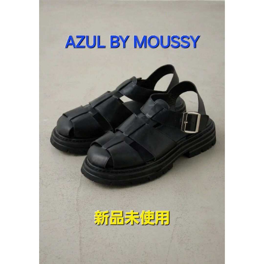 AZUL by moussy(アズールバイマウジー)のAZUL BY MOUSSY ラバーソールグルカサンダル メンズの靴/シューズ(サンダル)の商品写真