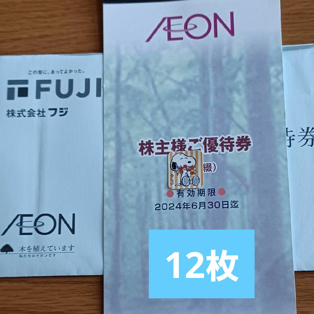 AEON(イオン)のイオン株主優待券　12枚 エンタメ/ホビーのアニメグッズ(その他)の商品写真