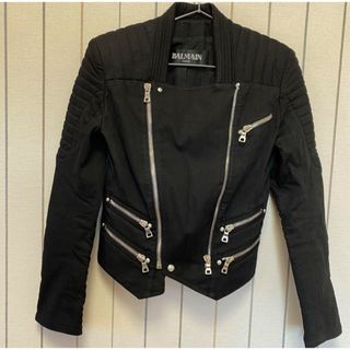 バルマン(BALMAIN)のバルマン BALMAIN ライダースジャケット 36 【7892 106K】(ライダースジャケット)