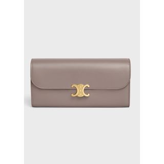 セリーヌ(celine)のラージウォレット トリオンフ / シャイニーカーフスキン ぺブル(財布)