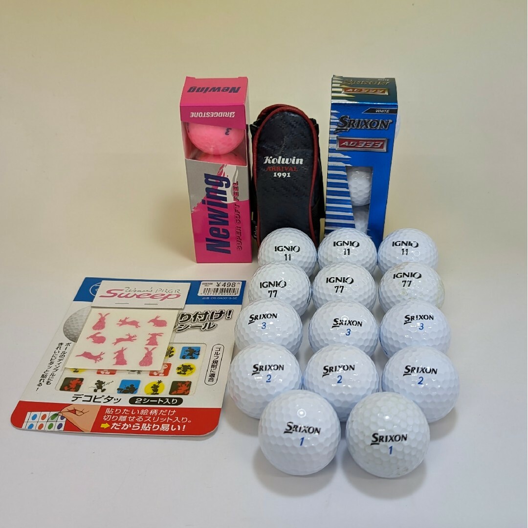 Srixon(スリクソン)のスリクソン＆イグニオ＆NEWING ゴルフボール 20個セット おまけ付き スポーツ/アウトドアのゴルフ(その他)の商品写真