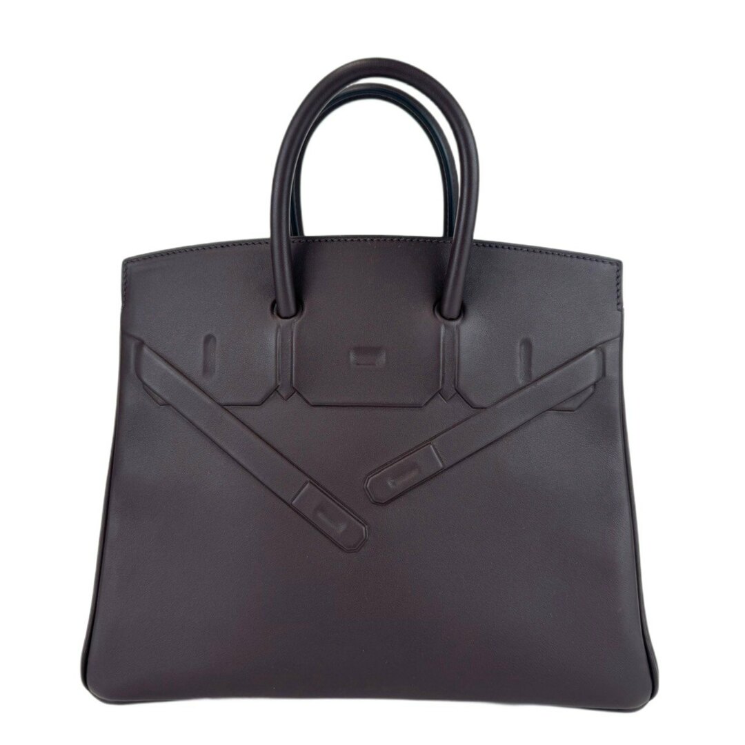 Hermes(エルメス)の新品未使用 HERMES エルメス Birkin25 shadow バーキン25 シャドー Rouge Sellier ルージュセリエ Swift スウィフト PHW シルバー金具 Stamp-Z Z刻印 レディースバッグ ハンドバッグ レディースのバッグ(ハンドバッグ)の商品写真