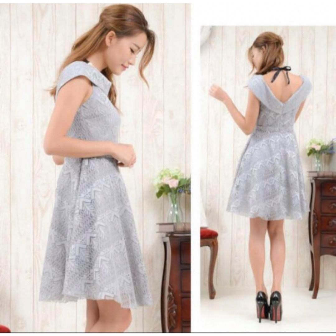 フォーマル　ドレス　バッグ　2点セット レディースのフォーマル/ドレス(ミディアムドレス)の商品写真