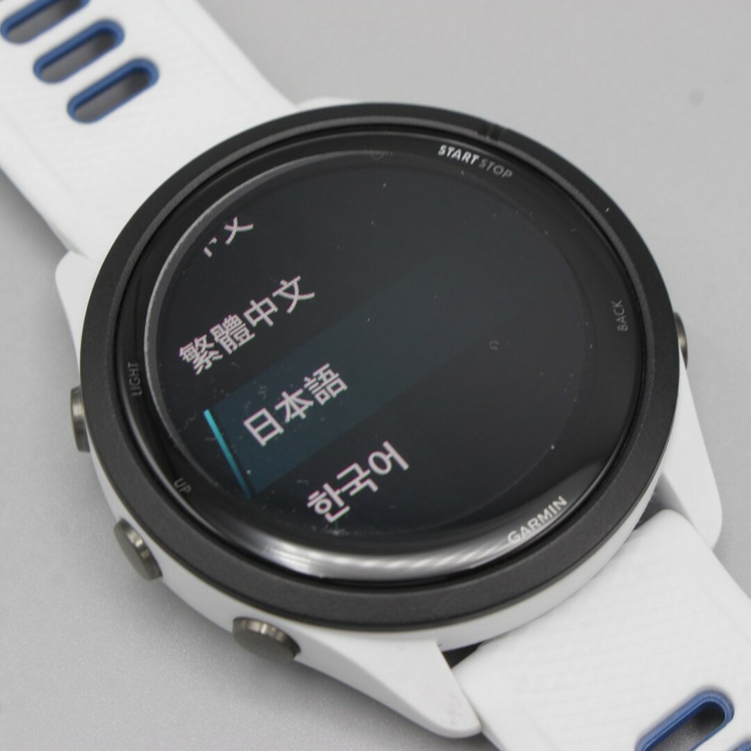 GARMIN(ガーミン)の【美品】GARMIN Forerunner 265 Music 010-02810-41 スマートウォッチ ガーミン フォアランナー ミュージック 本体 メンズの時計(腕時計(デジタル))の商品写真