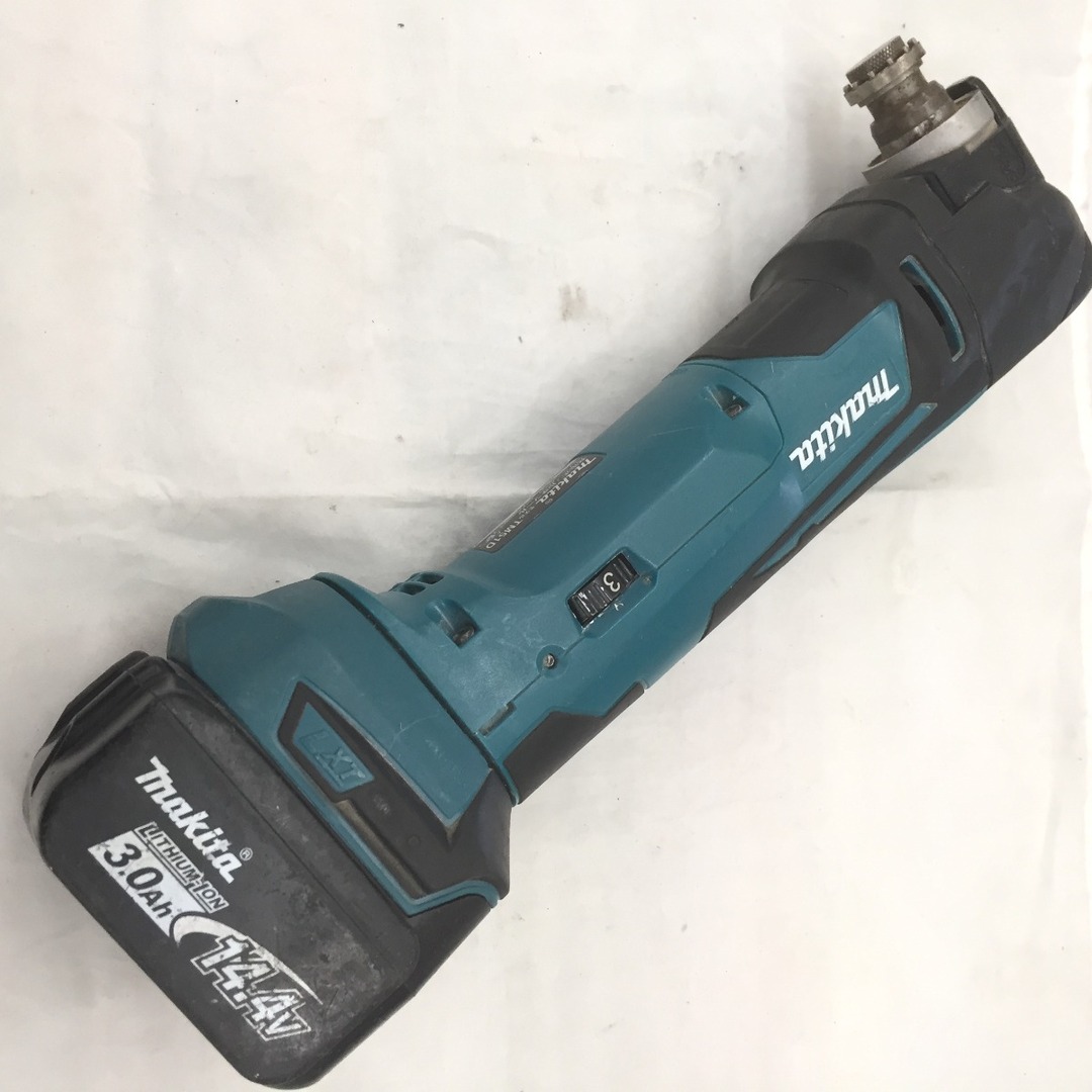 Makita(マキタ)の△△MAKITA マキタ 14.4v　充電式マルチツール　充電池1個付 コードレス式  TM51D ブルー インテリア/住まい/日用品の文房具(その他)の商品写真