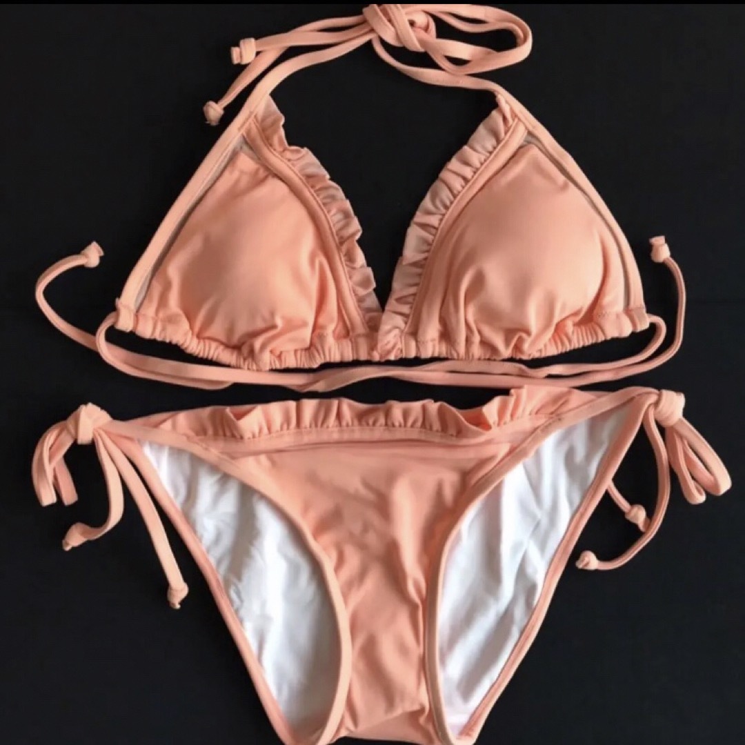 Victoria's Secret(ヴィクトリアズシークレット)のレア 新品 水着 ヴィクトリアシークレット コーラル XS レディースの水着/浴衣(水着)の商品写真