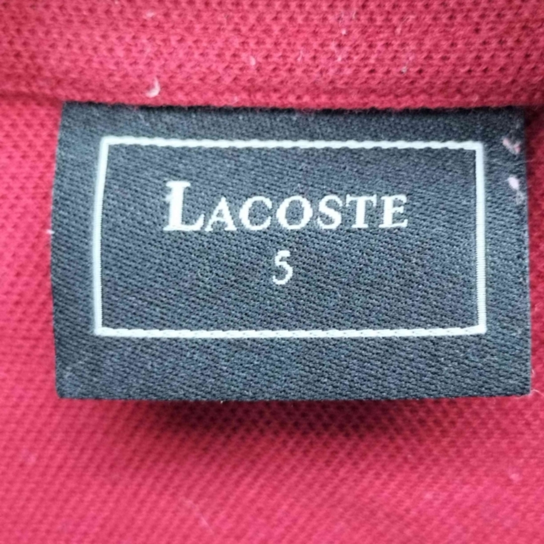 LACOSTE(ラコステ)のLACOSTE(ラコステ) ワンポイント 刺繍 S/S ポロシャツ メンズ メンズのトップス(ポロシャツ)の商品写真