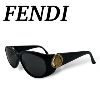 フェンディ(FENDI)のFENDI  フェンディ　サングラス　サイドロゴ　ズッカ　FF  ゴールド金具(サングラス/メガネ)