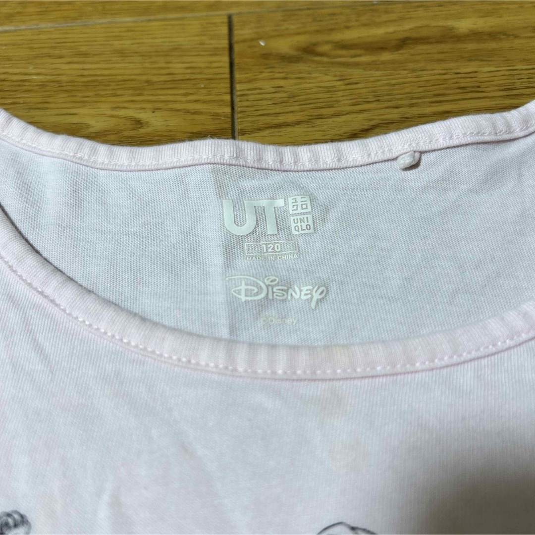 UNIQLO(ユニクロ)のUNIQLO ディズニープリンセス 半袖Tシャツ 120cm キッズ/ベビー/マタニティのキッズ服女の子用(90cm~)(Tシャツ/カットソー)の商品写真