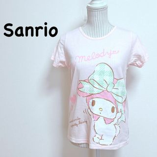 サンリオ - サンリオスマイルズ　マイメロディービッグプリントTシャツ　パステルカラー　可愛い