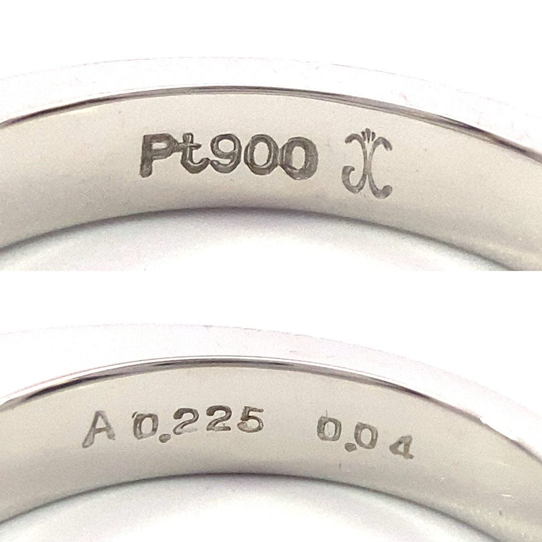 【JC5596】Pt900 天然アレキサンドライト ダイヤモンド リング レディースのアクセサリー(リング(指輪))の商品写真
