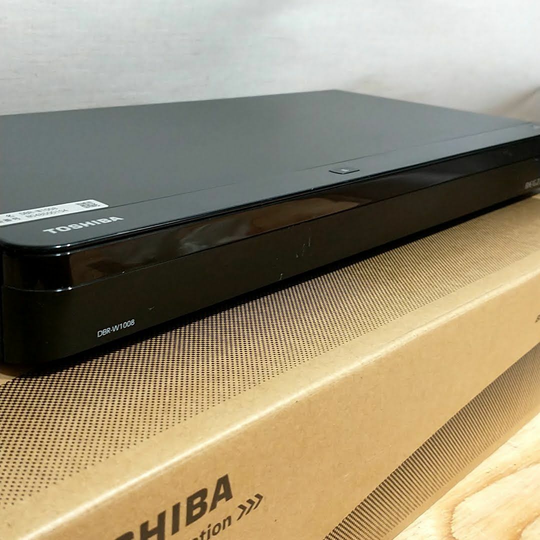 東芝(トウシバ)の東芝 REGZAブルーレイ DBR-W1008 2TB HDD換装 スマホ/家電/カメラのテレビ/映像機器(ブルーレイレコーダー)の商品写真