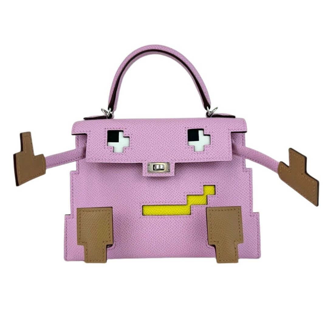 Hermes(エルメス)の新品未使用 HERMES エルメス Kelly doll picto ケリードールピクト Mauve sylvester/Chai/Lime/Nata モーヴシルベストル/チャイ/ライム/ナタ PHW シルバー金具   Epsom エプソン Stamp-U U刻 レディースバッグ 2wayバッグ ショルダーバック ハンドバッグ レディースのバッグ(ショルダーバッグ)の商品写真