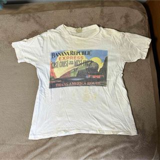 バナナリパブリック(Banana Republic)の【激レア】BANANA REPUBLIC　90s 列車 エクスプレス Tシャツ(Tシャツ/カットソー(半袖/袖なし))