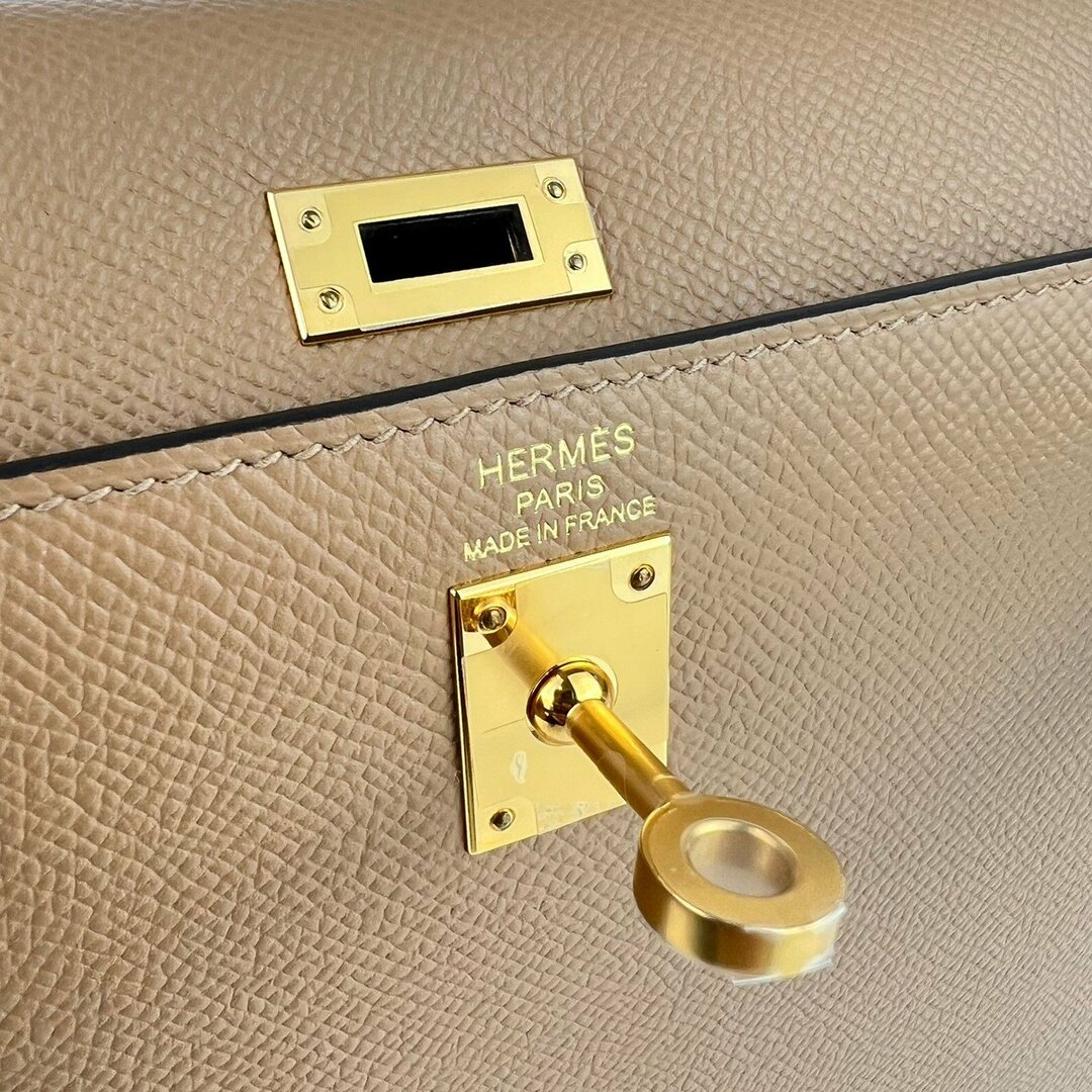 Hermes(エルメス)の新品 HERMES エルメス  Kelly25 ケリー25 Chai チャイ Epsom エプソン GHW ゴールド金具 Stamp-U U刻印 レディースバッグ 2wayバッグ ショルダーバック ハンドバッグ レディースのバッグ(ショルダーバッグ)の商品写真