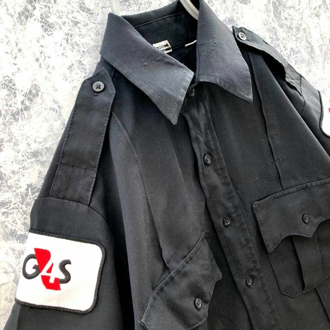 VINTAGE(ヴィンテージ)のIT28 US古着UniformsToday米国企業刺繍ワッペン半袖ワークシャツ メンズのトップス(Tシャツ/カットソー(半袖/袖なし))の商品写真