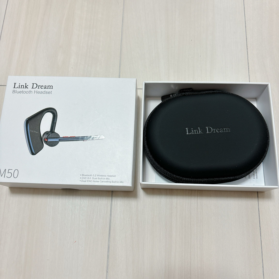 Link Dream bluetooth イヤホン 片耳 ワイヤレス マイク付き スマホ/家電/カメラのオーディオ機器(ヘッドフォン/イヤフォン)の商品写真