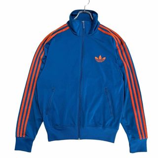 7203 adidasトラックジャケット ファイヤーバード BLU/ORG M～