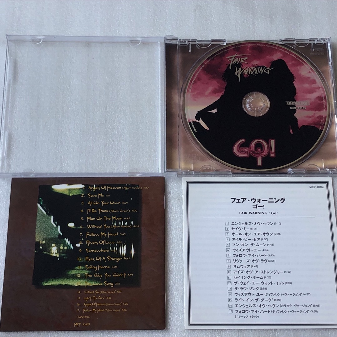 Fair Warning /Go!(2000年)  エンタメ/ホビーのCD(ポップス/ロック(洋楽))の商品写真