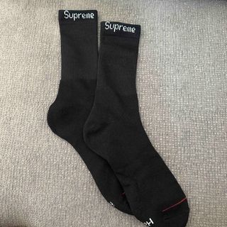 Supreme Hanes ソックス　ブラック(ソックス)