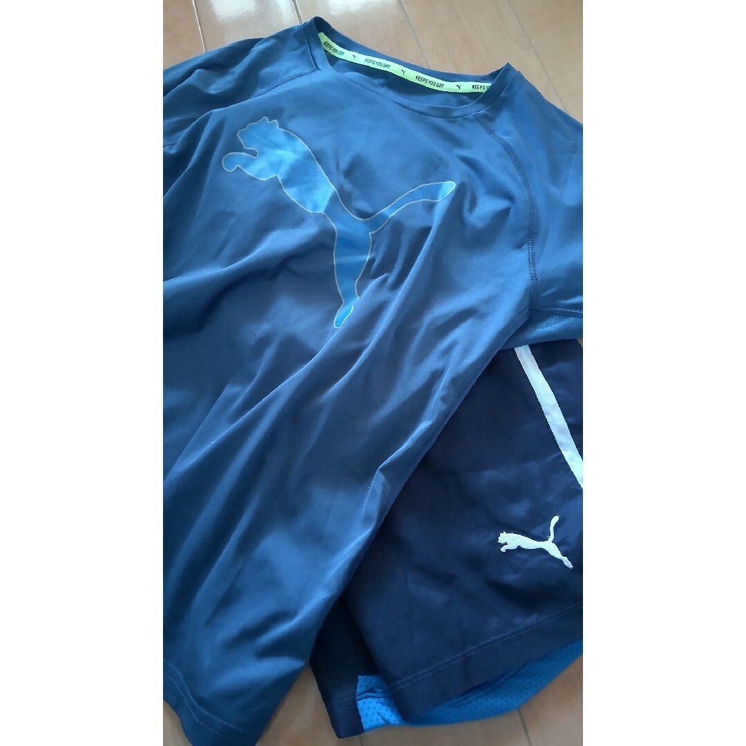 PUMA(プーマ)のプーマ上下セット150 キッズ/ベビー/マタニティのキッズ服男の子用(90cm~)(Tシャツ/カットソー)の商品写真