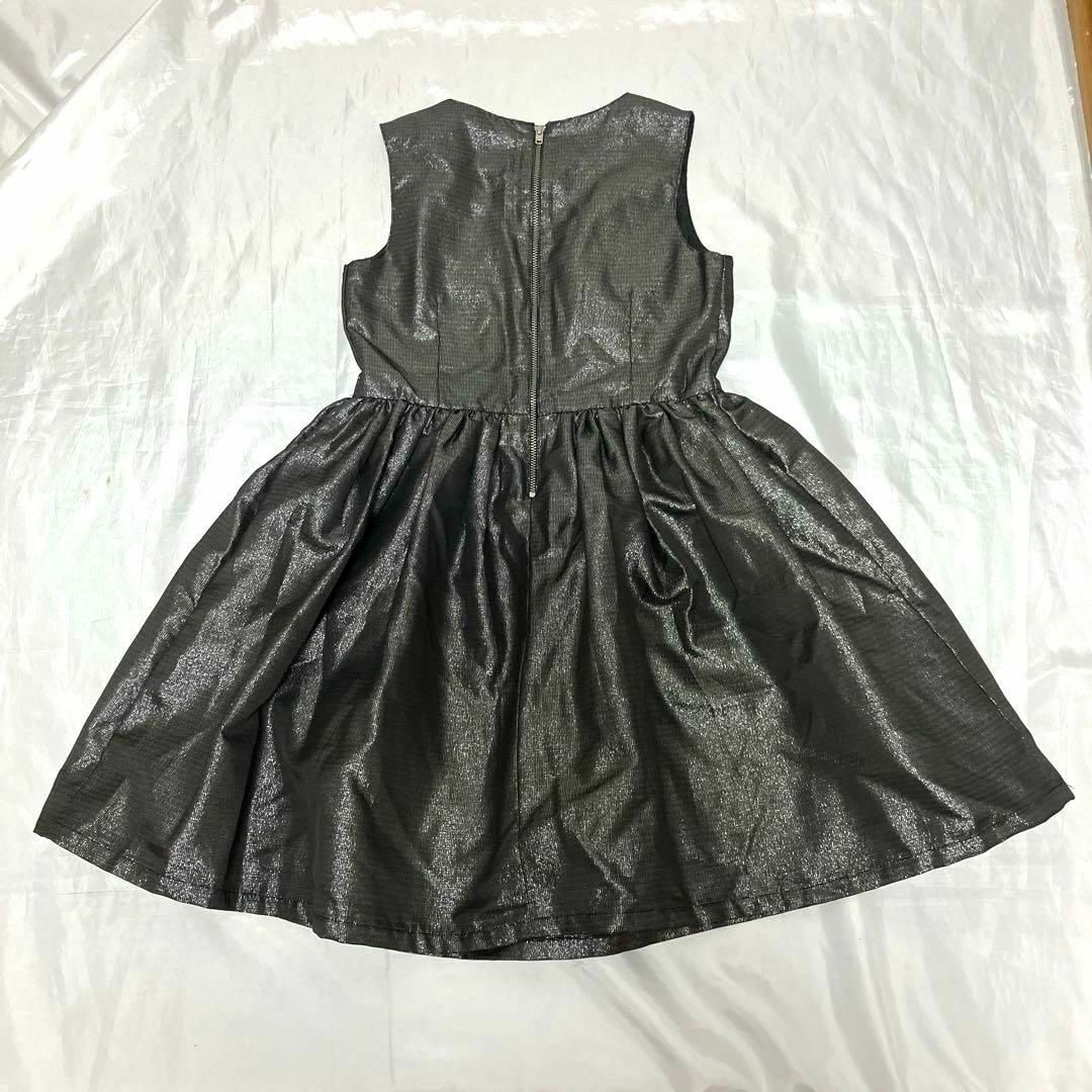 H&M(エイチアンドエム)の【140】H&M キッズ　ノースリーブフォーマルドレス ワンピース　キラキラ キッズ/ベビー/マタニティのキッズ服女の子用(90cm~)(ドレス/フォーマル)の商品写真