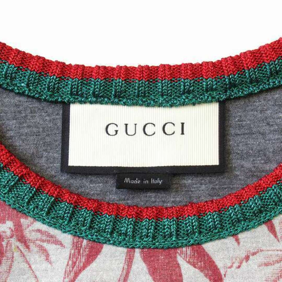Gucci(グッチ)の美品 グッチ GUCCI ハーバリウム 花柄 カットソー 七分袖 シェリーライン レディースのトップス(その他)の商品写真