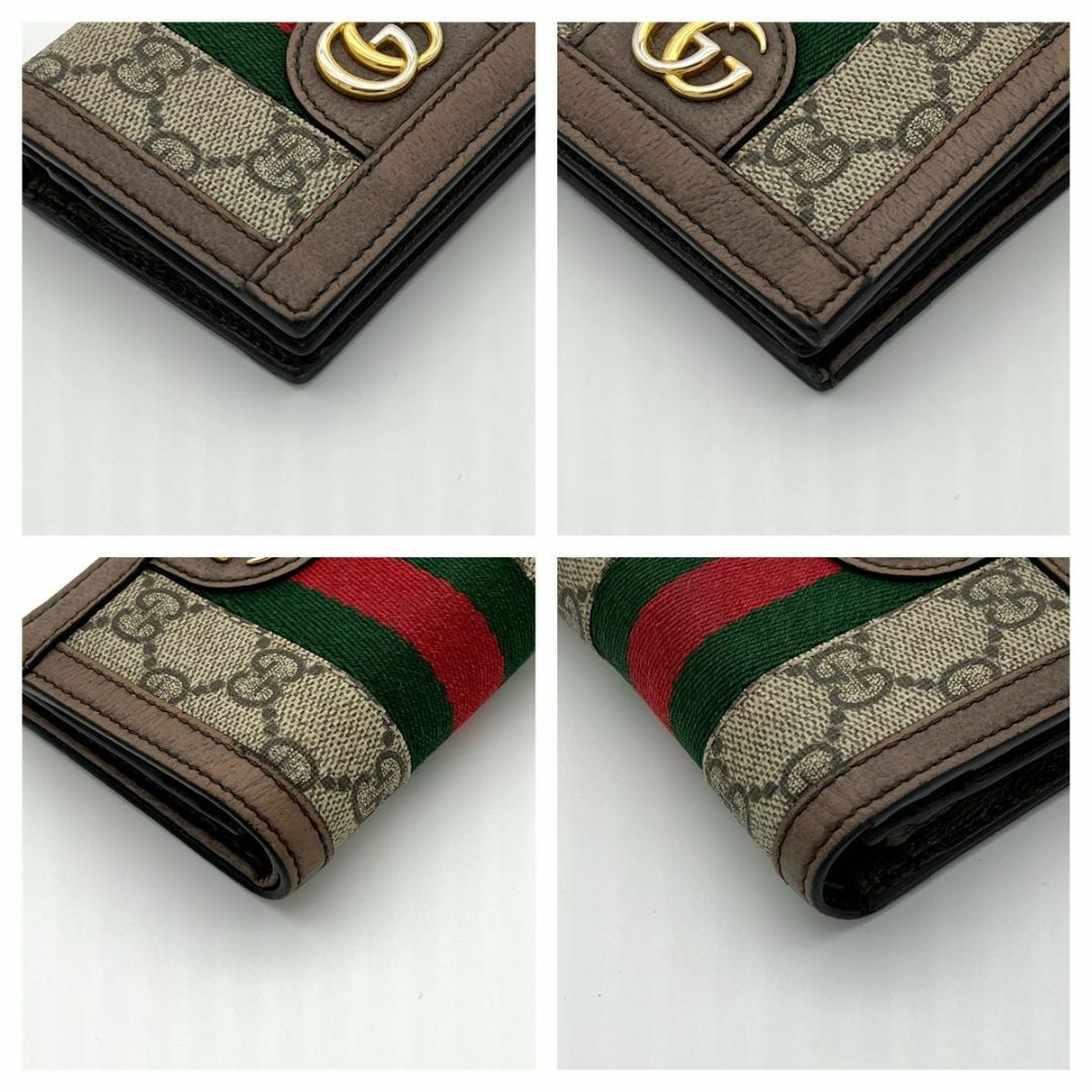 Gucci(グッチ)の★極美品★GUCCI 二つ折り財布 オフィディア GGスプリーム マーモント レディースのファッション小物(財布)の商品写真