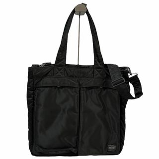 PORTER - 1140 美品 PORTER TANKER 2WAY トートバッグ ブラック